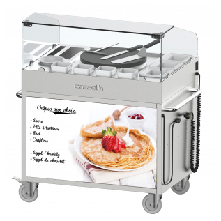 Electricsche crepe maker trolley 40 - built-in