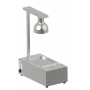 Verwarmd snij-station met bain marie