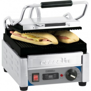 Grade B - Grill Panini Petit Premium Rainurée - Rainurée avec minuteur