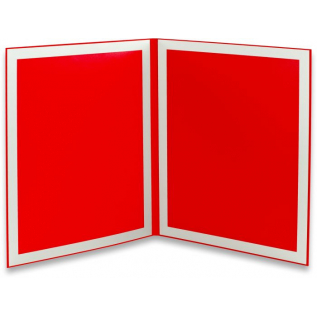 Carte des vins Tendance A4 Rouge 2 vues