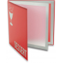 Cartes des desserts Moderne rouge   4 vues