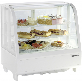 Mostrador refrigerado 100L,  blanco