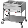 Bain Marie Trolley 2xGN1/1 H