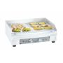Electric griddle smooth - grooved plate Premium